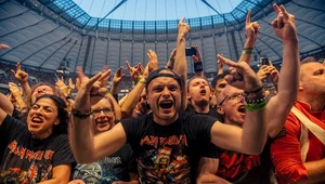 Publiczność na koncercie Iron Maiden w Warszawie