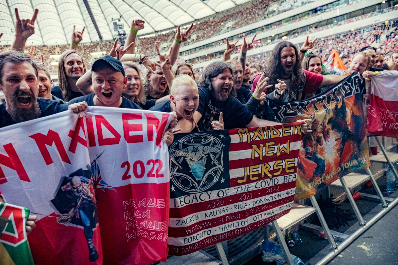 Tak bawiła się publiczność na koncercie Iron Maiden w Warszawie!