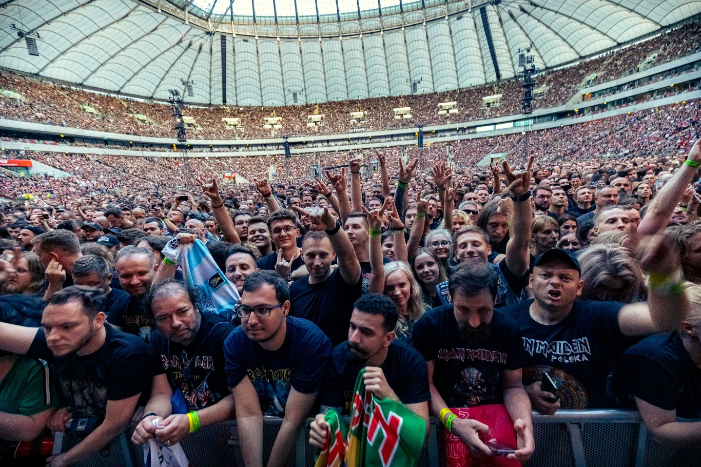 Tak bawiła się publiczność na koncercie Iron Maiden w Warszawie!