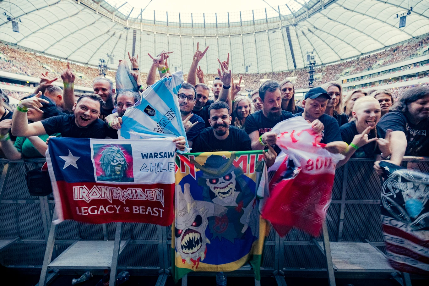 Tak bawiła się publiczność na koncercie Iron Maiden w Warszawie!