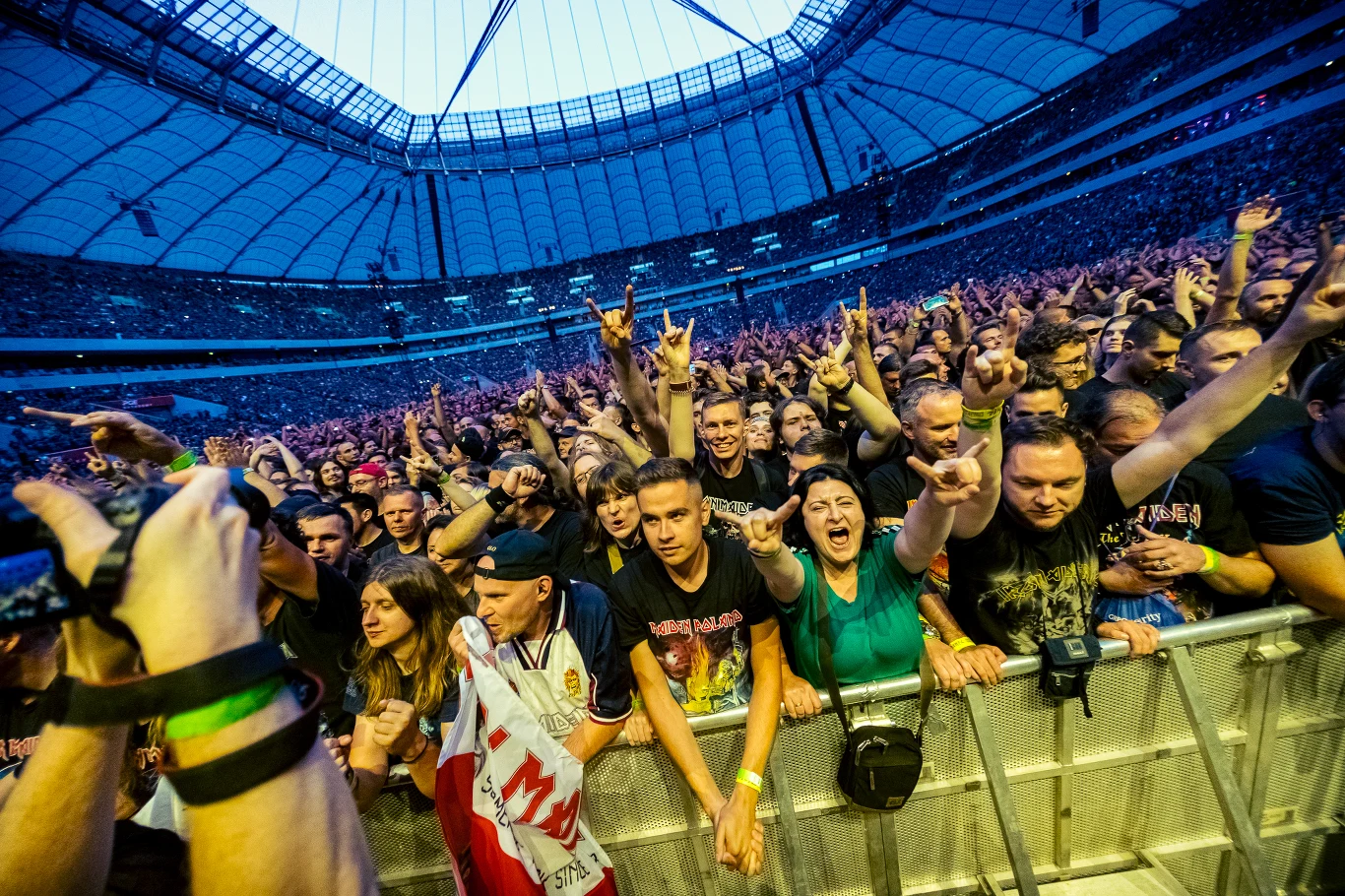 Tak bawiła się publiczność na koncercie Iron Maiden w Warszawie!