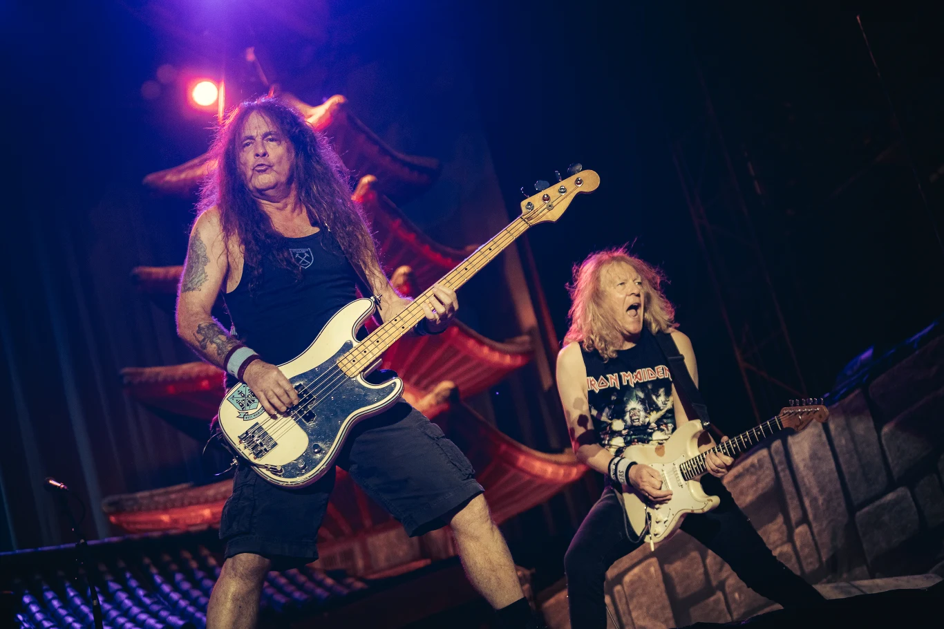 Steve Harris i Janick Gers (Iron Maiden)