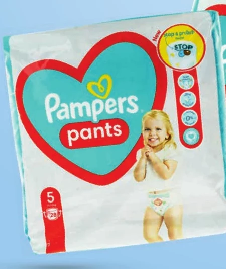 Pieluchomajtki Pampers Active Baby, rozmiar 5, pieluszki 28, 11kg-17kg