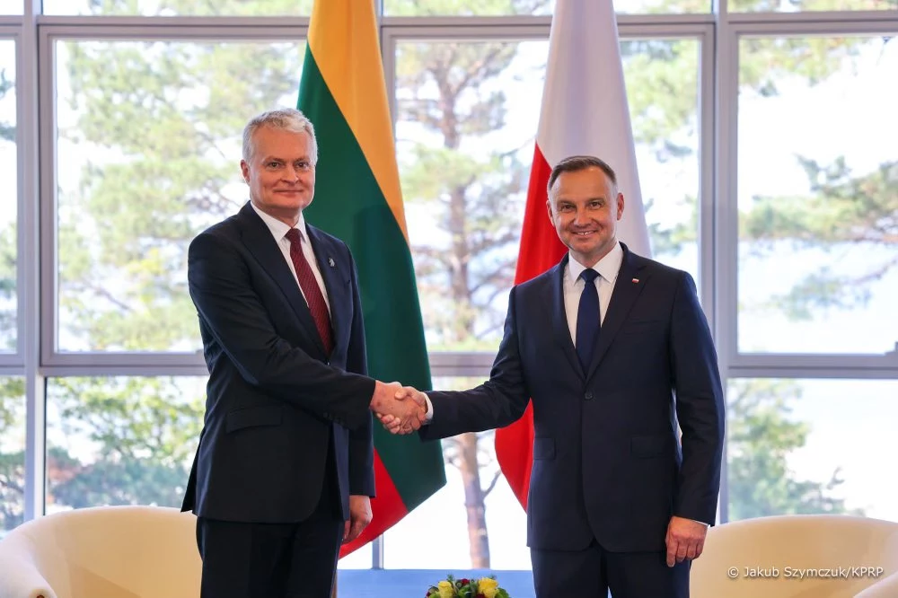 Andrzej Duda spotkał się z prezydentem Litwy