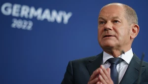 Kanclerz Niemiec Olaf Scholz na konferencji poświęconej polityce energetycznej (Berlin, 22 lipca 2022 r.)
