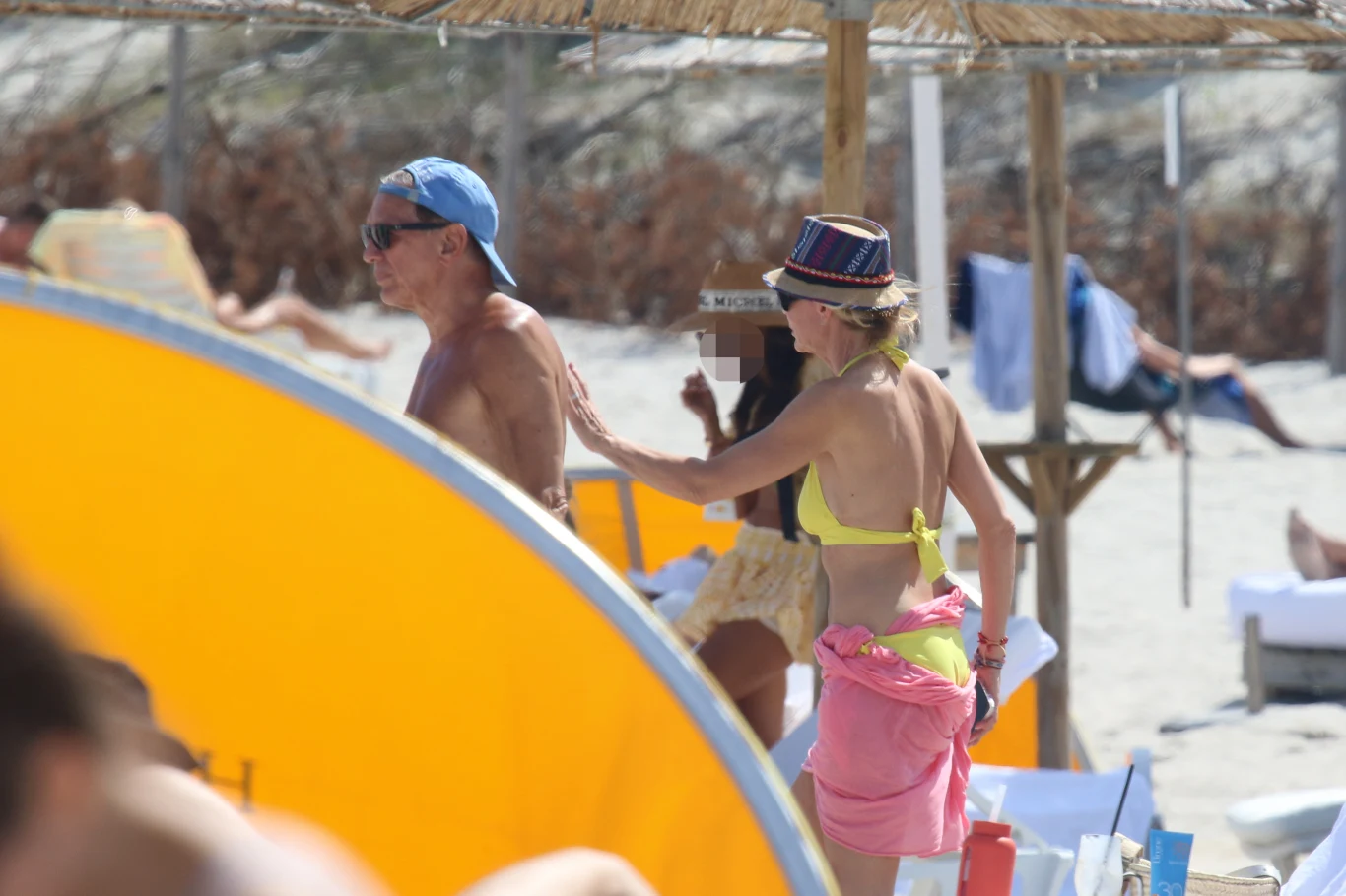 Englertowie na plaży w Juracie Englertowie na plaży w Juracie