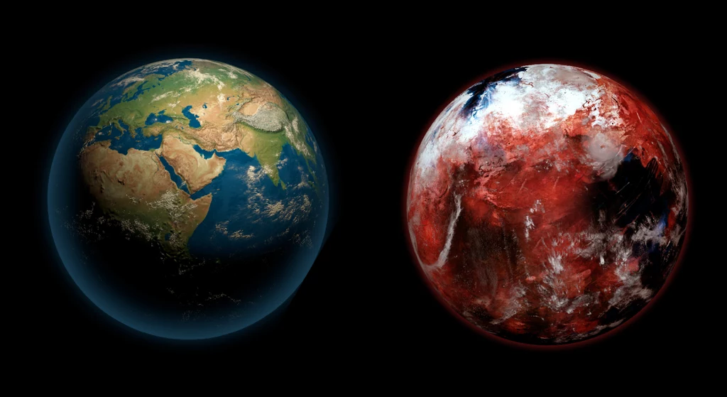 W pewnym momencie w historii geologicznej Ziemia mogła zamienić się w drugą Czerwoną Planetę