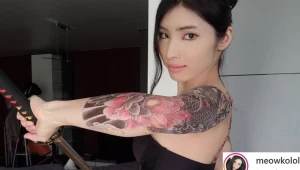 Meowko - fragment zdjęcia zamieszczonego w serwisie Instagram.com na profilu @meowkolol