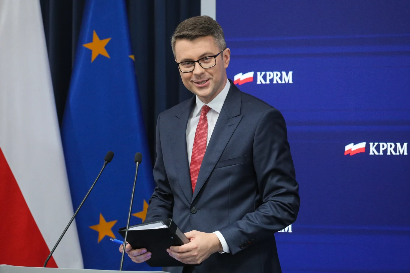 Rzecznik rządu Piotr Mueller Rzecznik rządu Piotr Mueller