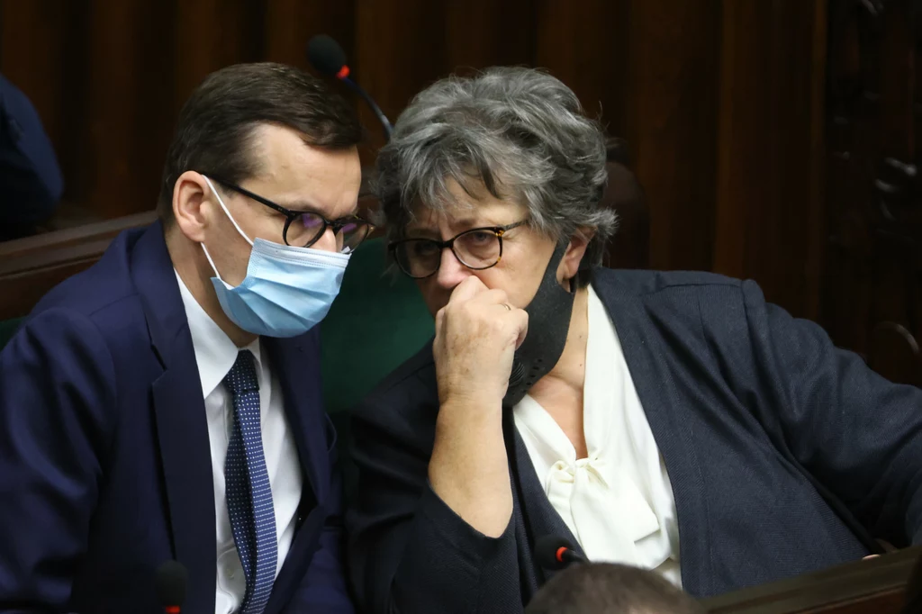Od lewej: Mateusz Morwiecki i Gabriela Masłowska z PiS Od lewej: Mateusz Morwiecki i Gabriela Masłowska z PiS
