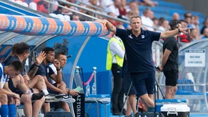 John van der Brom i ławka Lecha Poznań