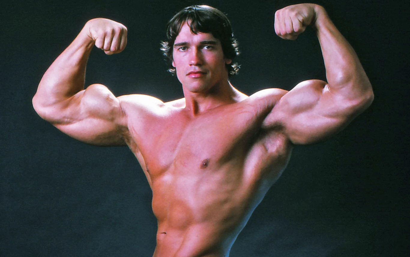 Arnold Schwarzenegger w 1976 roku Arnold Schwarzenegger w 1976 roku