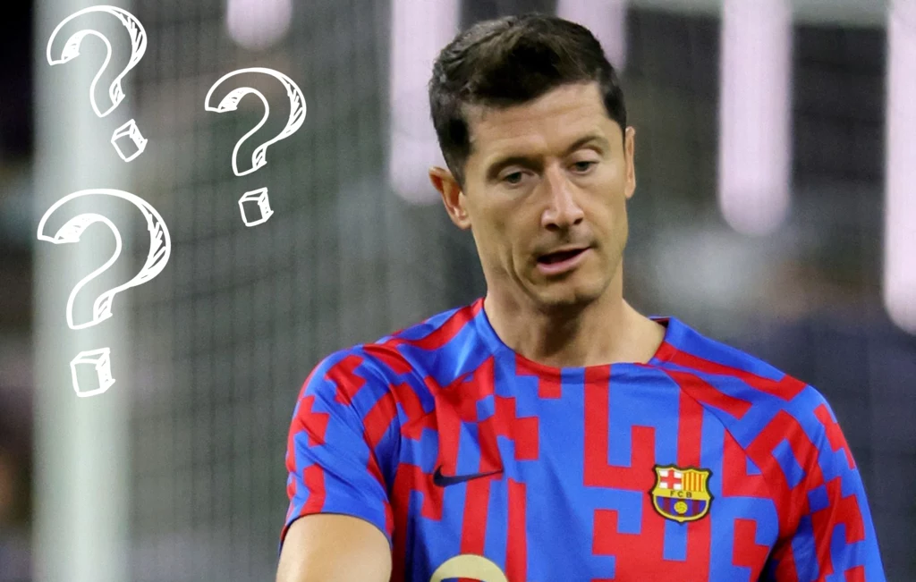 Robert Lewandowski w barwach FC Barcelona