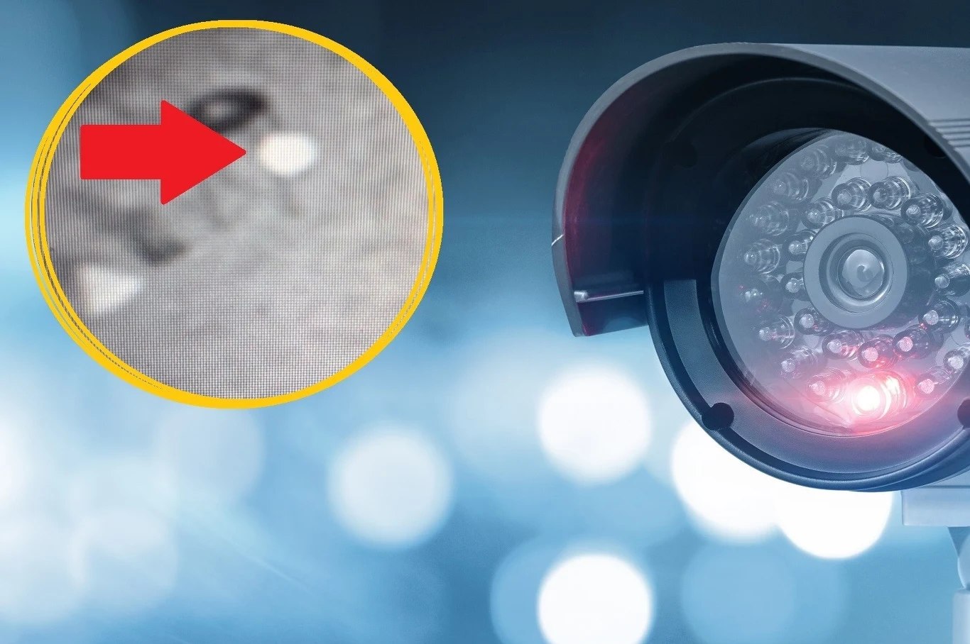 Obiekt zarejestrowany przez kamerę monitoringu wprawił w zdumienie polskich "łowców duchów" Obiekt zarejestrowany przez kamerę monitoringu wprawił w zdumienie polskich "łowców duchów"