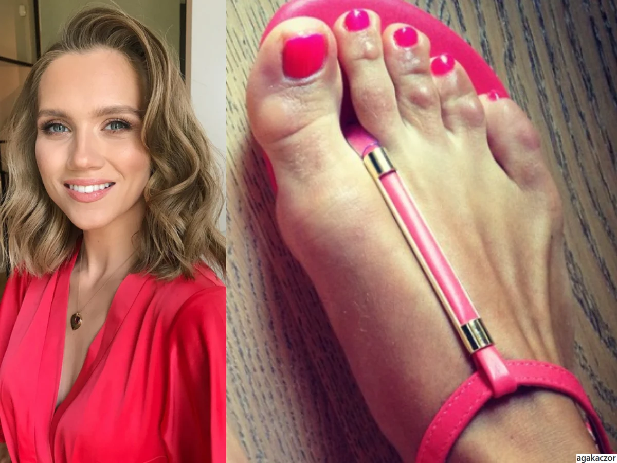 Agnieszka Kaczorowska nie ma idealnych stóp, co udowodniła na IG @agakaczor/