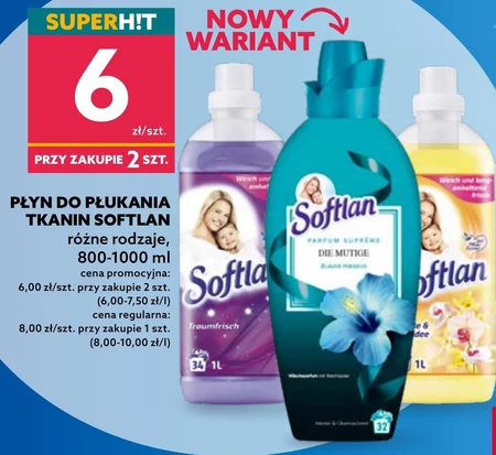 Płyn do płukania tkanin Softlan