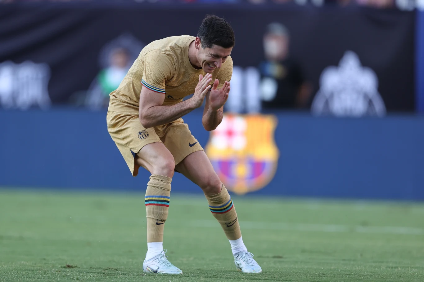 Robert Lewandowski zagrał w meczu Barcelona - Juventus
