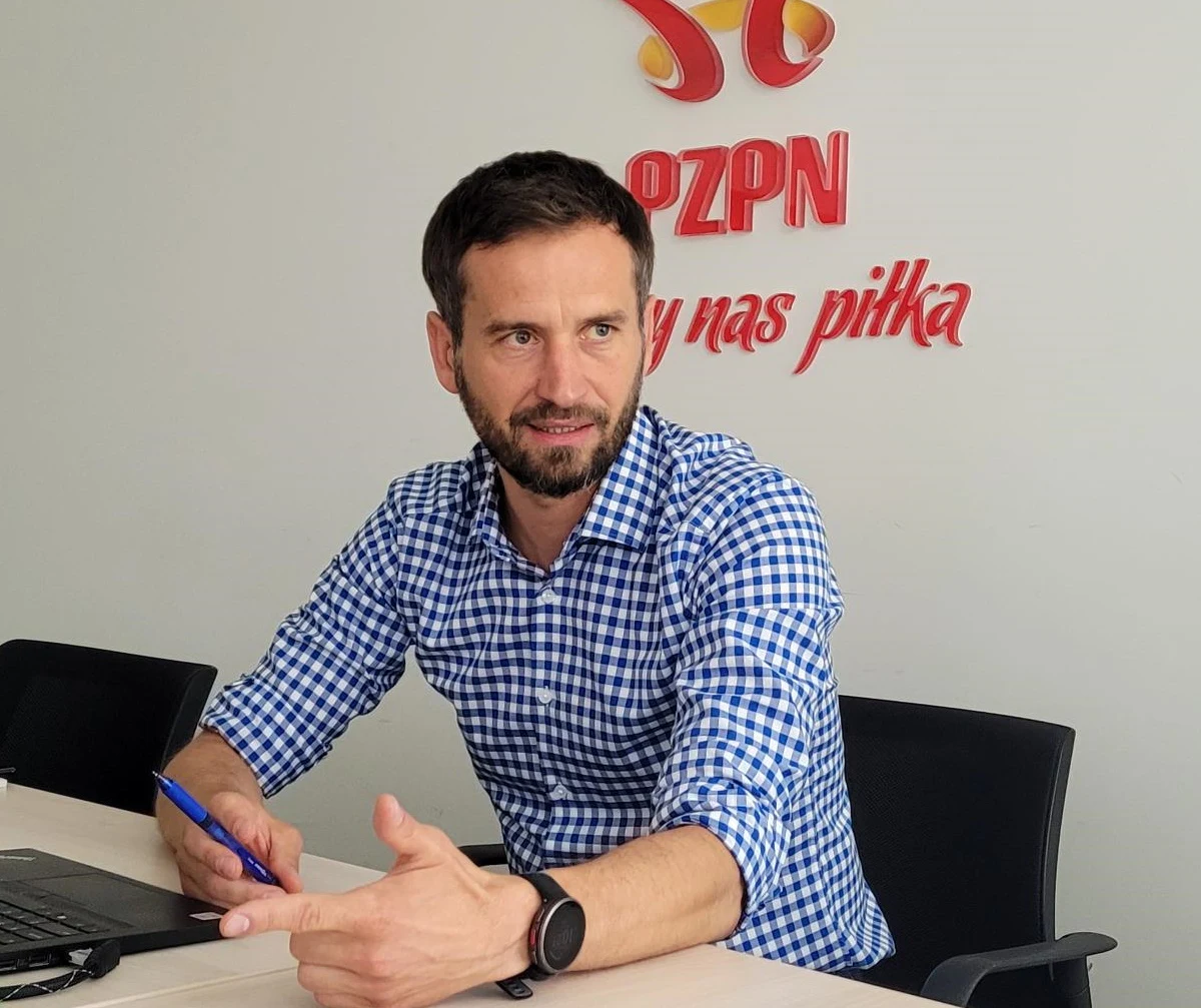 Dyrektor Marcin Dorna podczas rozmowy z Interią Dyrektor Marcin Dorna podczas rozmowy z Interią