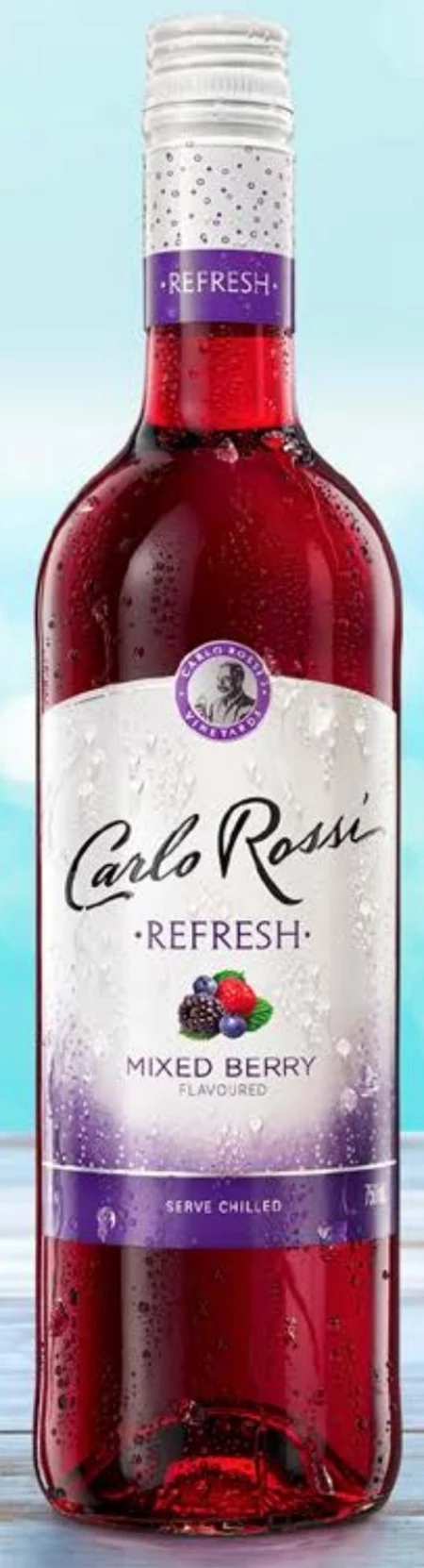 Carlo Rossi Refresh Mixed Berry Aromatyzowany napój na bazie wina 750 ml