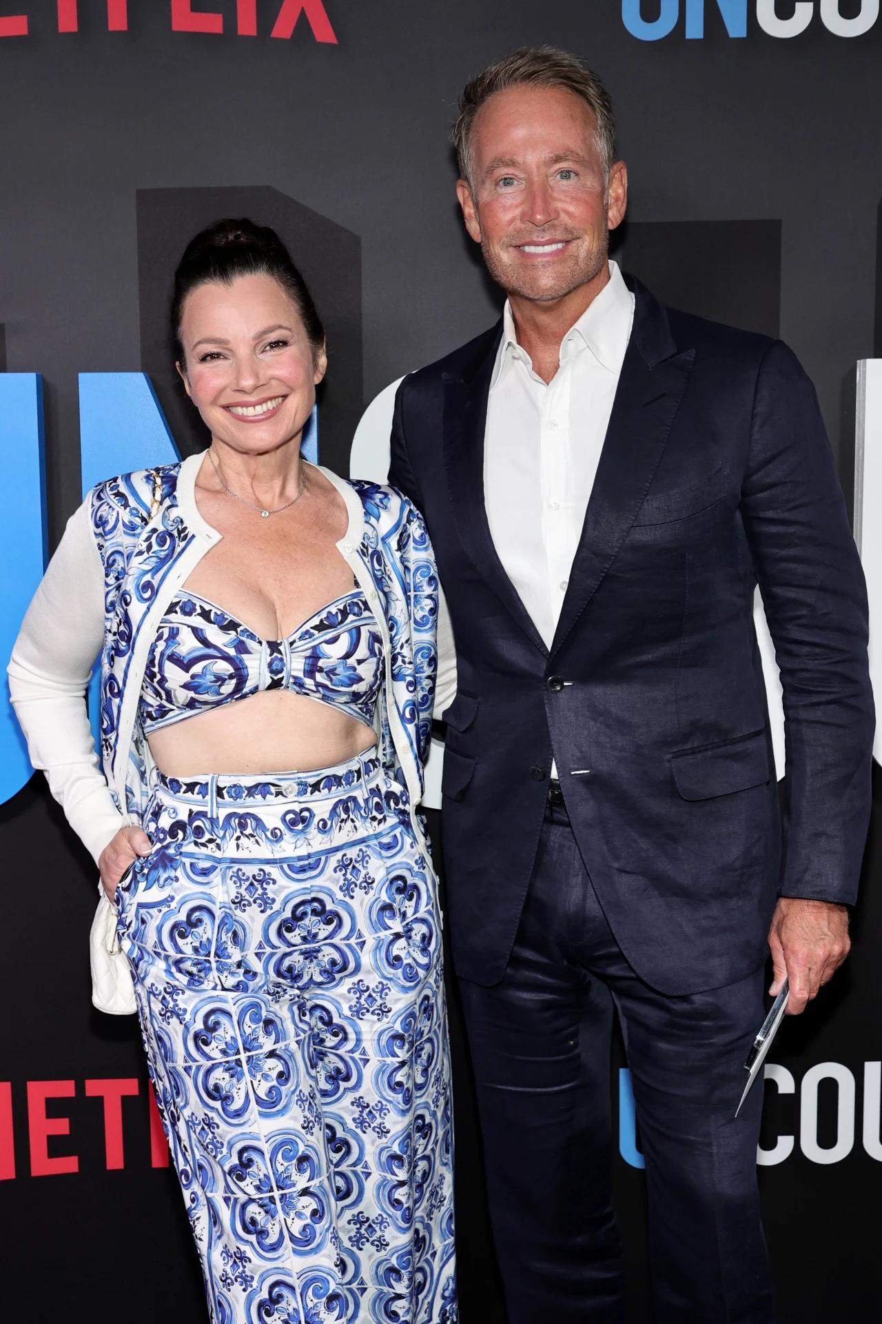 Fran Drescher na premierze nowego serialu Netflixa
