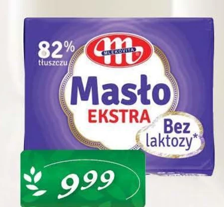 Mlekovita Masło Polskie ekstra bez laktozy 82% 200 g