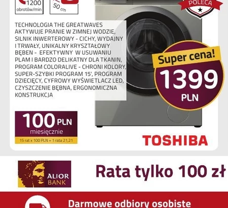 Pralka Toshiba