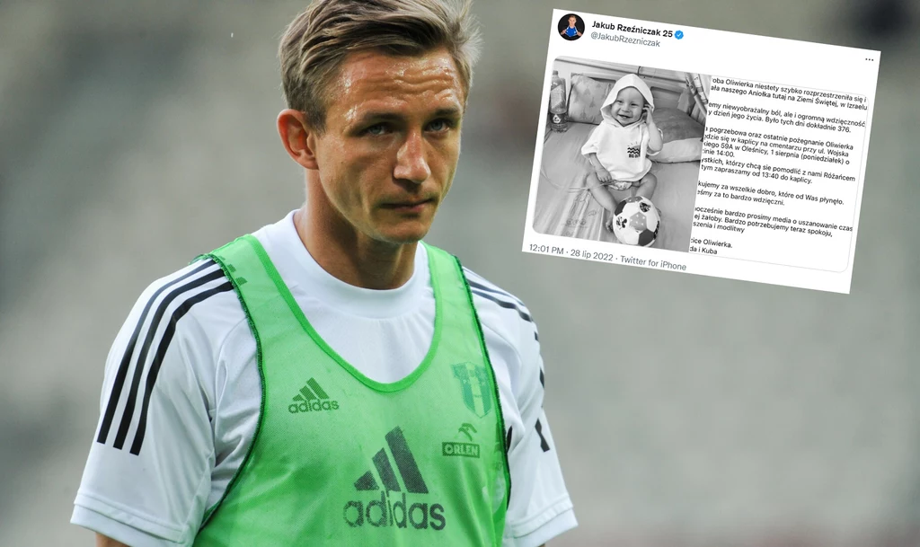 Jakub Rzeźniczak przekazał wstrząsającą wieść o śmierci syna Jakub Rzeźniczak przekazał wstrząsającą wieść o śmierci syna