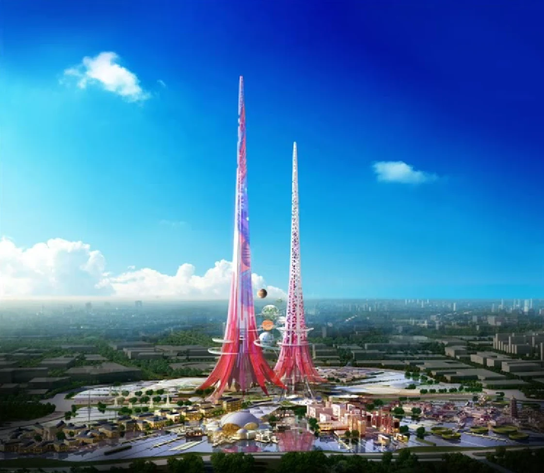 Phoenix Towers są niespełnioną futurystyczną wizją architektów Phoenix Towers są niespełnioną futurystyczną wizją architektów