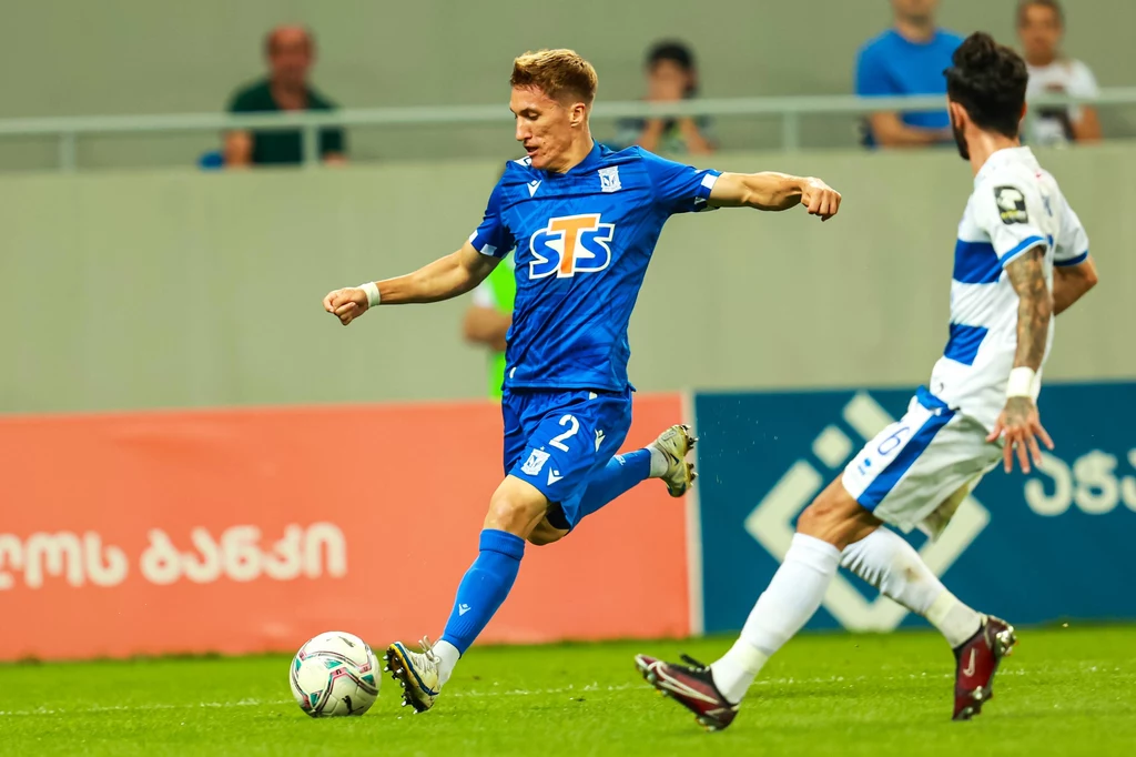 Joel Pereira dogrywał piłki w pole karne, ale tam często brakowało graczy Lecha