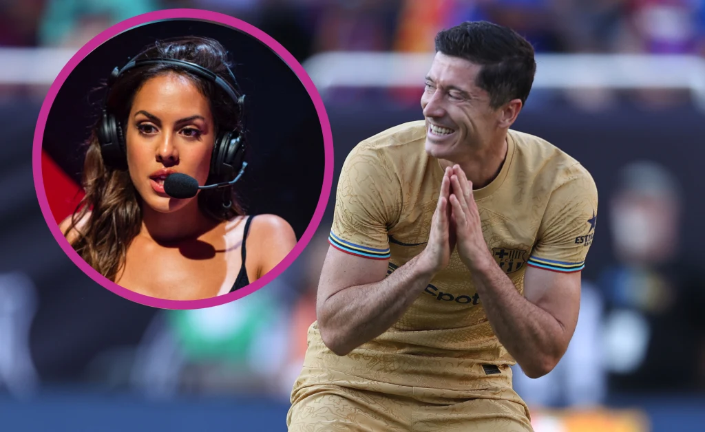 Robert Lewandowski i  Alba Oliveros