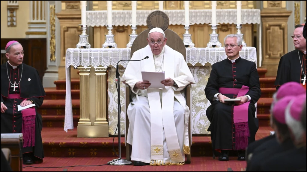 Papież Franciszek w Quebecu Papież Franciszek w Quebecu