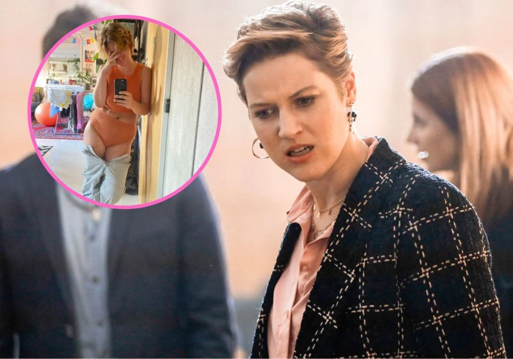 Aleksandra Domańska na planie "Mecenas Porada"