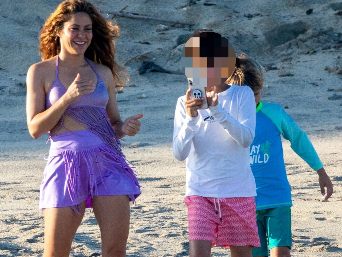 Shakira na wakacjach z synami
