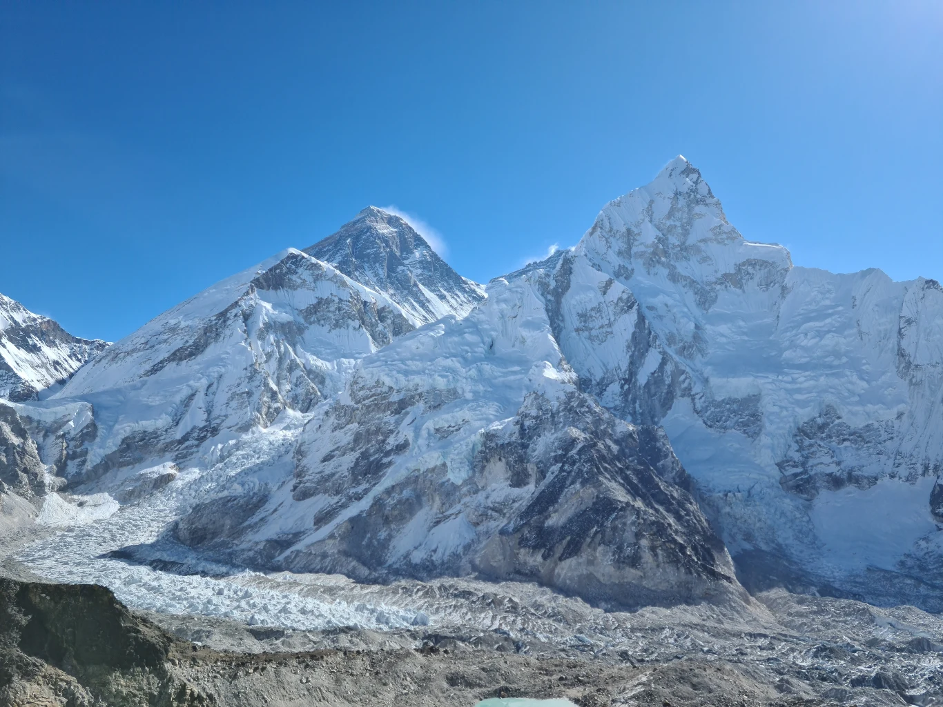 Widok na Mount Everest Widok na Mount Everest