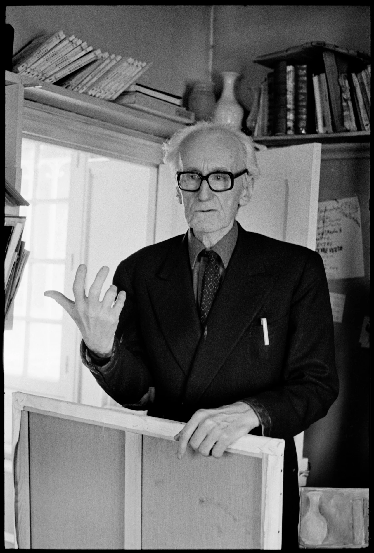 Józef Czapski zdjęcie wykonane rzez Martine Franck 