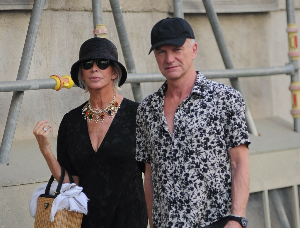 Sting z żoną Trudie Styler w Mediolanie - 18 lipca 2022 r.