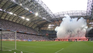 Ten pirotechniczny pokaz UEFA "wyceniła" na kwotę 25 tys. euro