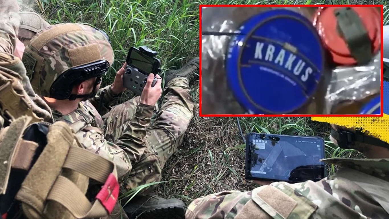 Ukraińscy żołnierze zrzucają z dronów na Rosjan polskie słoiki z granatami Ukraińscy żołnierze zrzucają z dronów na Rosjan polskie słoiki z granatami