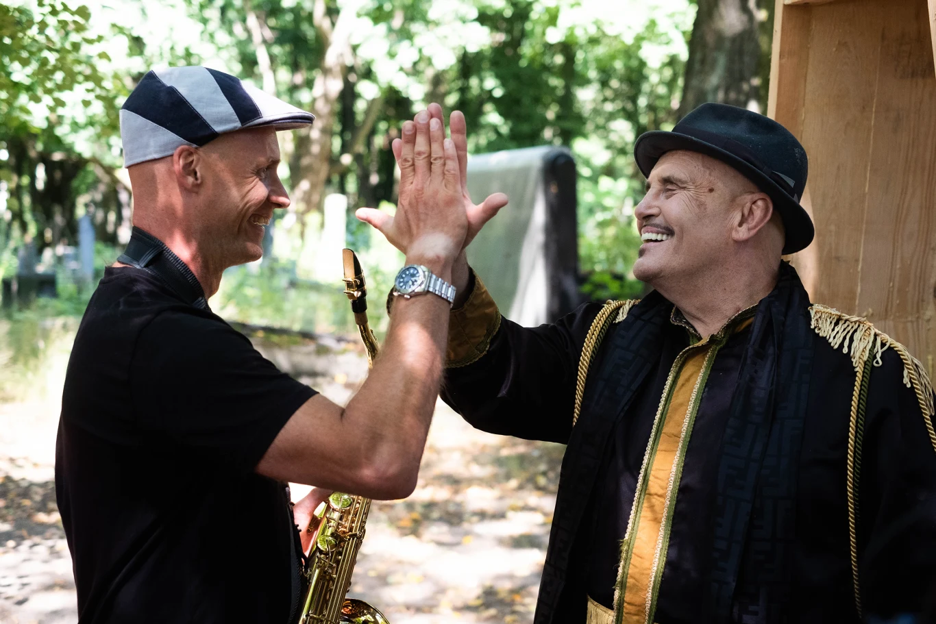 Krzysztof Krawczyk junior i Marian Lichtman Krzysztof Krawczyk junior i Marian Lichtman