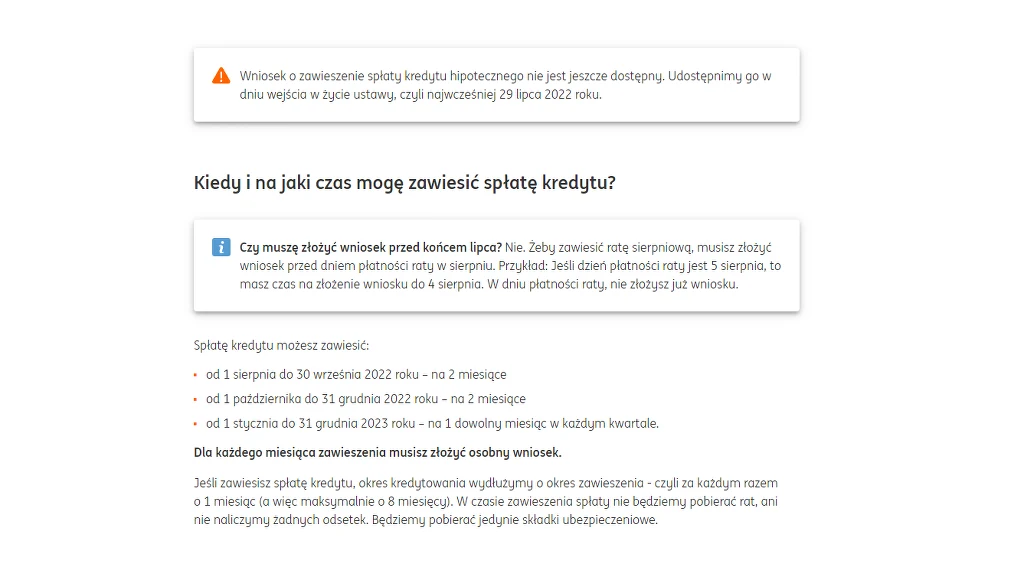 Informacja wcześniej podawana przez ING Bank Informacja wcześniej podawana przez ING Bank