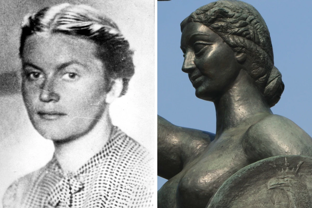 Krystyna Krahelska w 1937 r. była modelką dla znanego pomnika Krystyna Krahelska w 1937 r. była modelką dla znanego pomnika