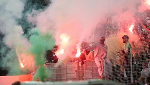 Kibice na meczu Carl Zeiss Jena - Vfl Wolfsburg