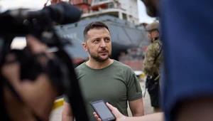 Prezydent Ukrainy Wołodymyr Zełenski