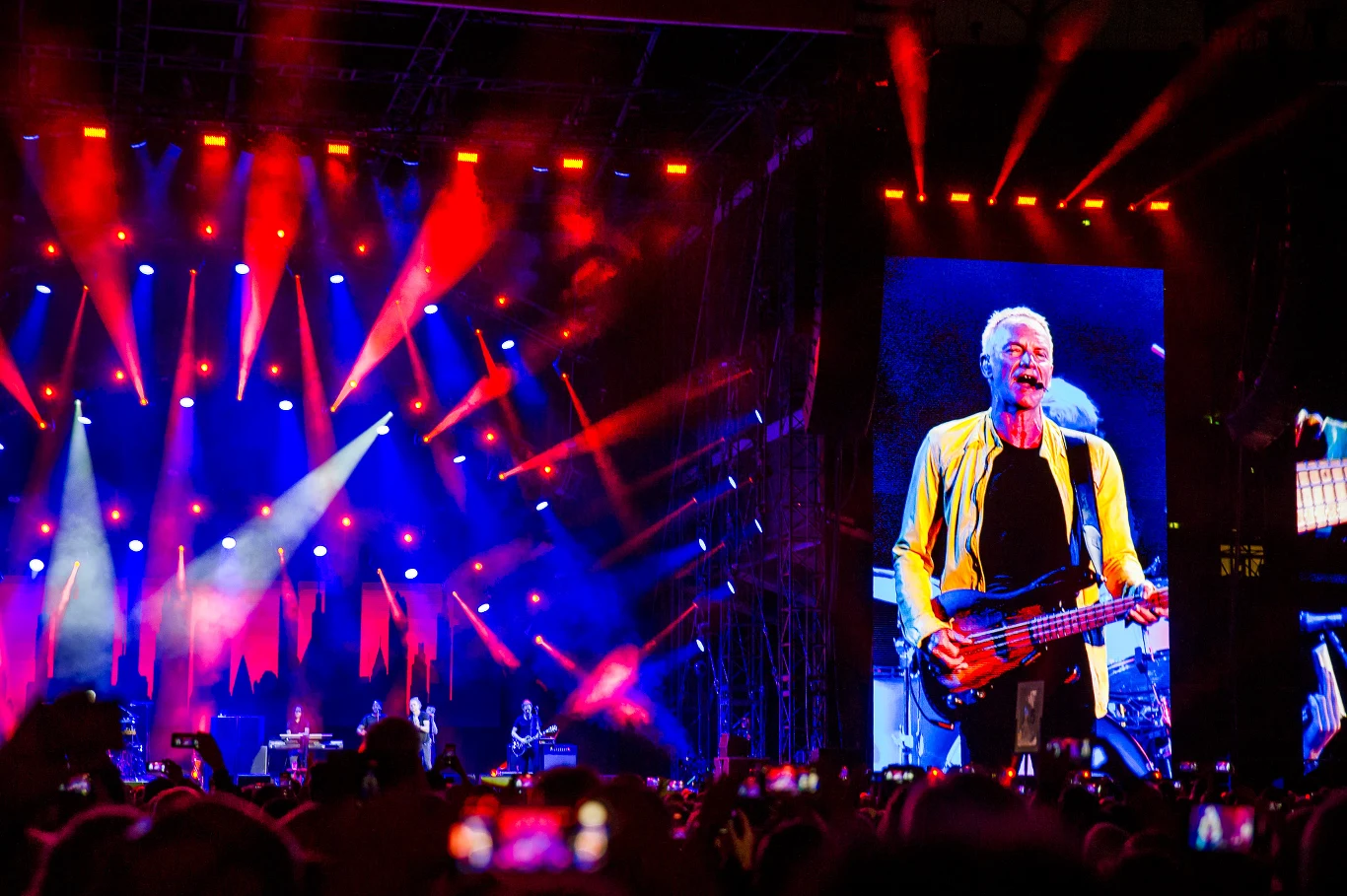 Sting na koncercie w Warszawie
