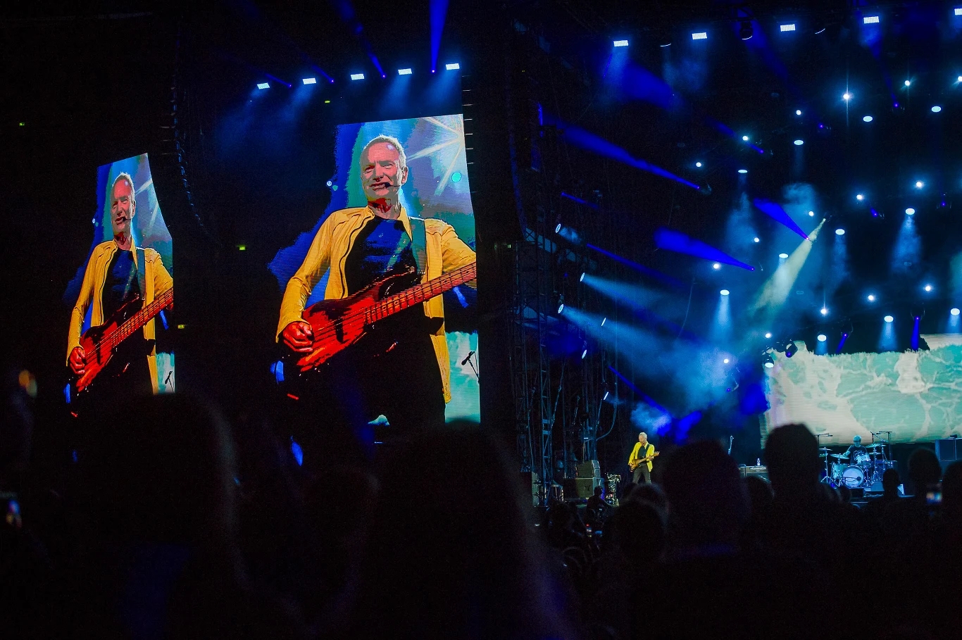 Sting na koncercie w Warszawie