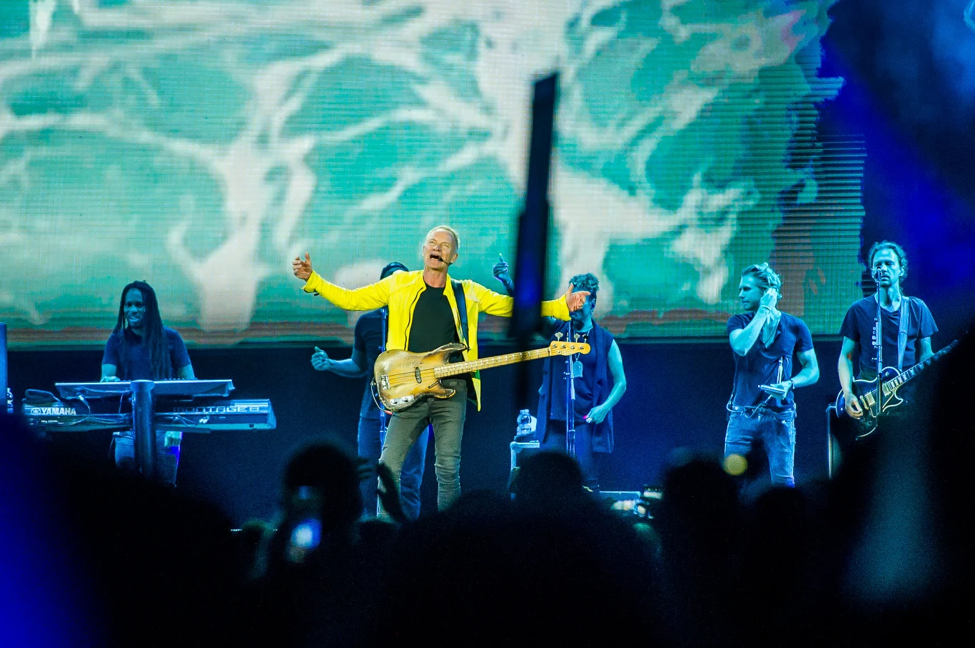 Sting na koncercie w Warszawie
