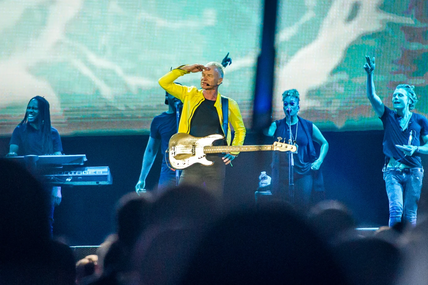 Sting na koncercie w Warszawie