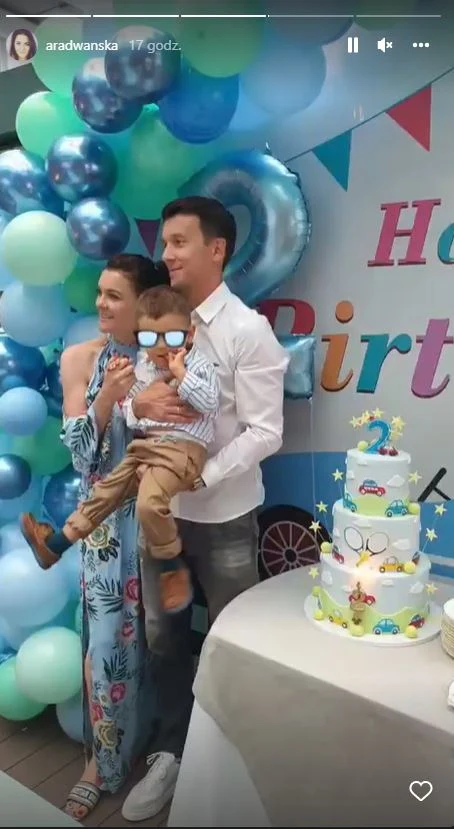 Przyjęcie urodzinowe dziecka Radwańskiej