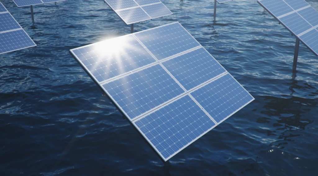 Nie tylko wiatraki, ale i farmy słoneczne powstają na morzu
