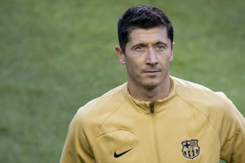 Robert Lewandowski w barwach FC Barcelona